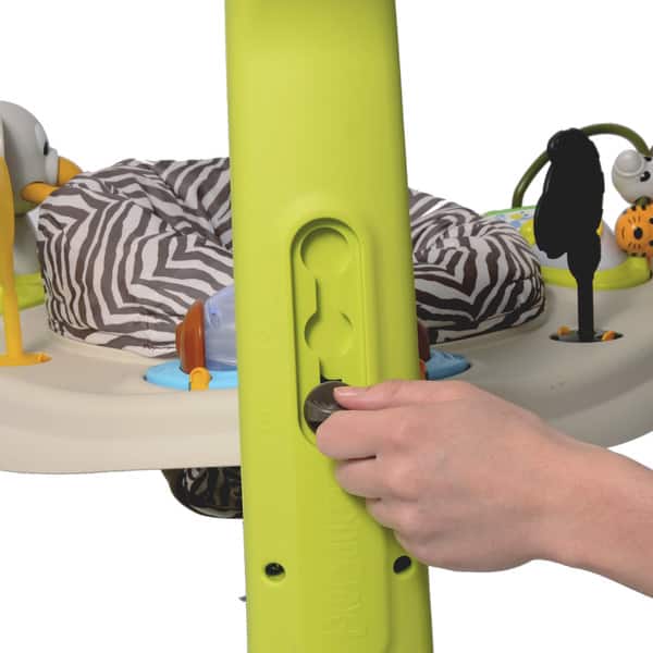 Evenflo ExerSaucer Jump and Learn Jungle Quest Stationary Jumper
