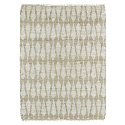 Handmade Natural Fiber Canyon Ivory Rug (8' x 11') - 8' x 11'