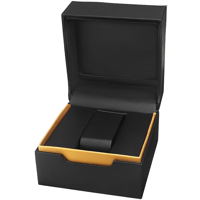 Akribos XXIV Men's Swiss Quartz Multifunction Dual-Time Black Bracelet Watch