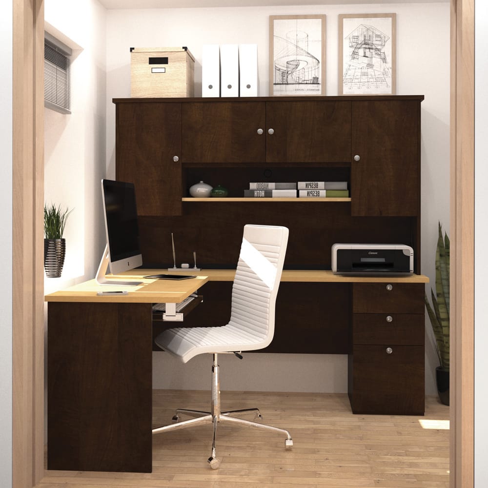 Bestar Manhattan L-shaped Workstation Desk