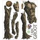 preview thumbnail 2 of 1, Roommates Guardians of the Galaxy Groot Peel and Stick Giant Wall Decal