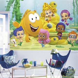 Roommates Bubble Guppies XL Chair Rail Prepasted Mural