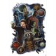 preview thumbnail 2 of 1, Roommates Guardians of the Galaxy Heros Wall Graphix Peel and Stick Giant Wall Decal