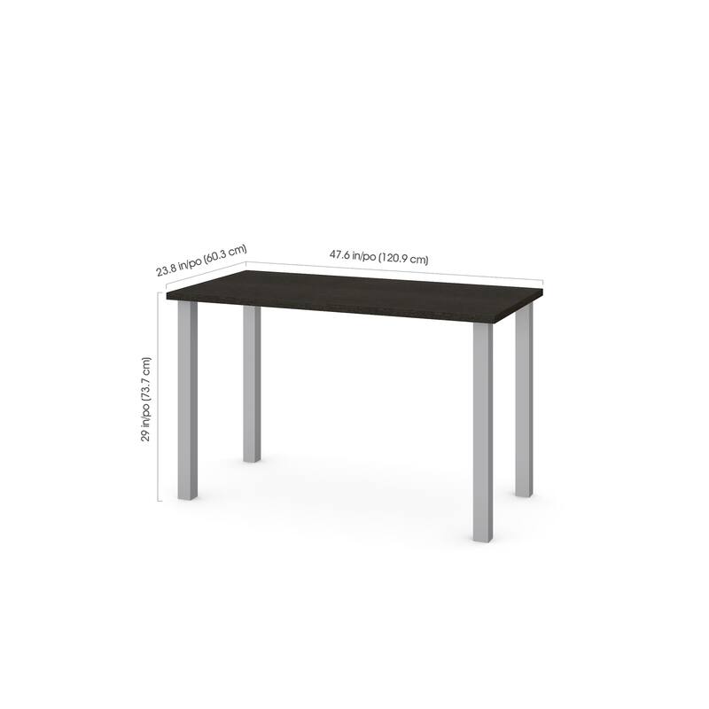 Bestar Square Metal Leg Work Table