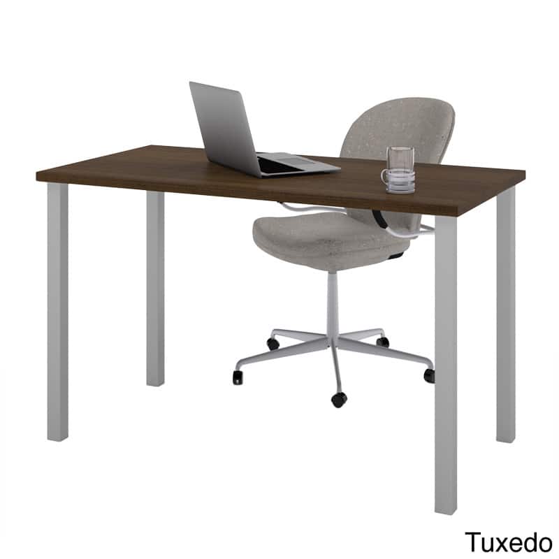 Bestar Square Metal Leg Work Table