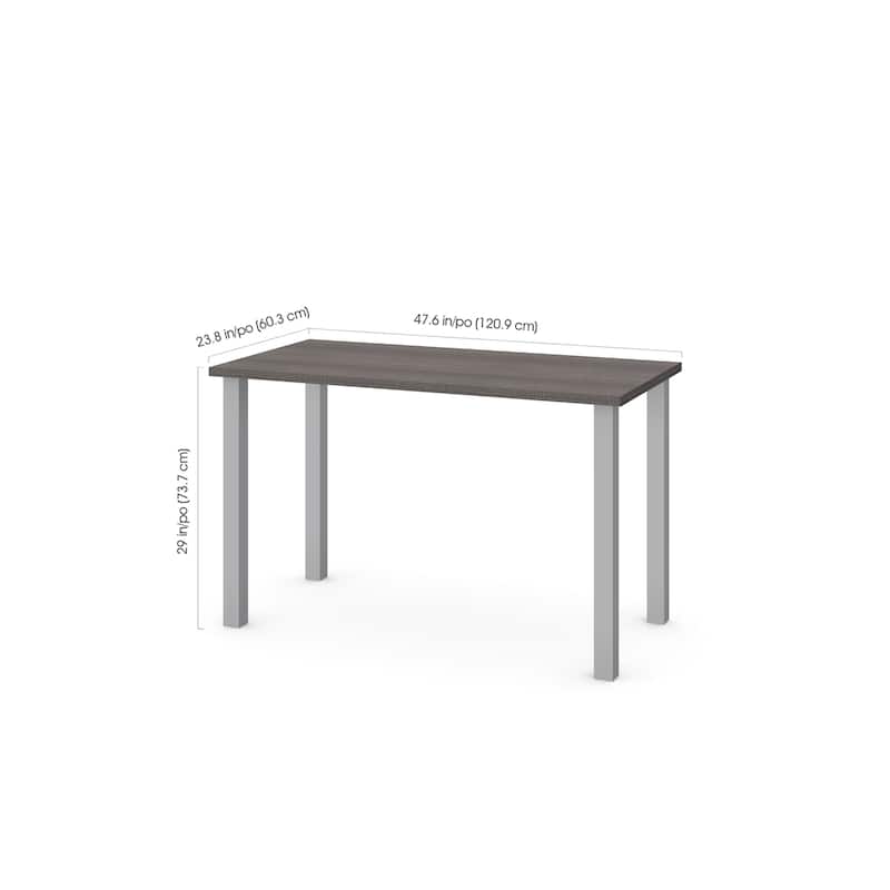 Bestar Square Metal Leg Work Table