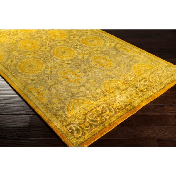 Hand Tufted Lomond Paisley Wool Area Rug On Sale Overstock 9912016 3 3 X 5 3 Grey