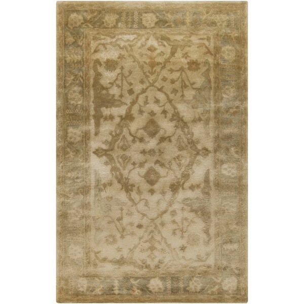 Hand-Tufted Felder Traditional New Zealand Wool Area Rug - 9' x 13'