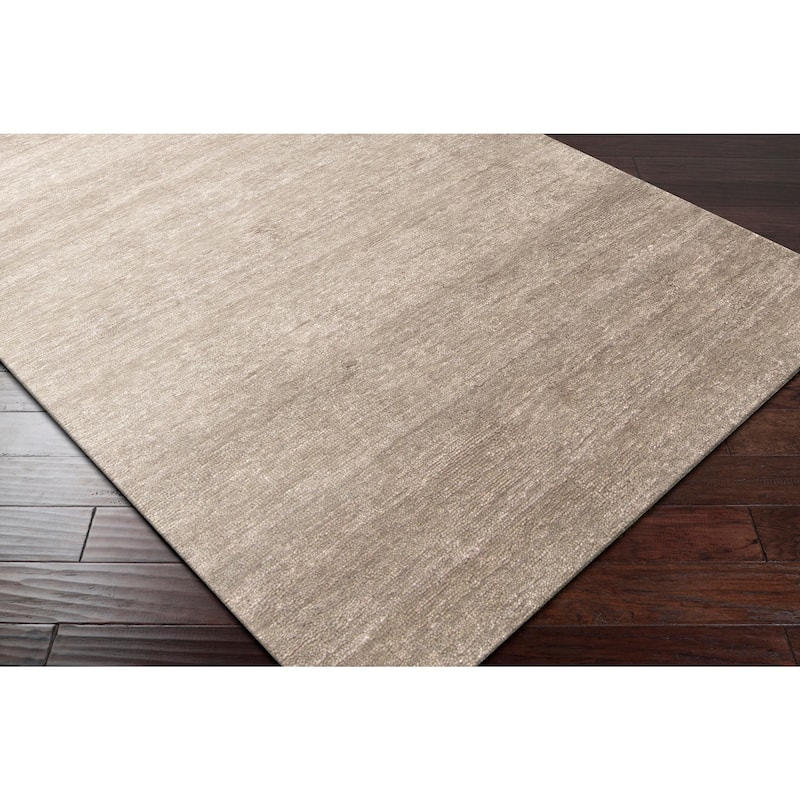 Hand-Woven Tanner Solid Pattern Cotton Area Rug