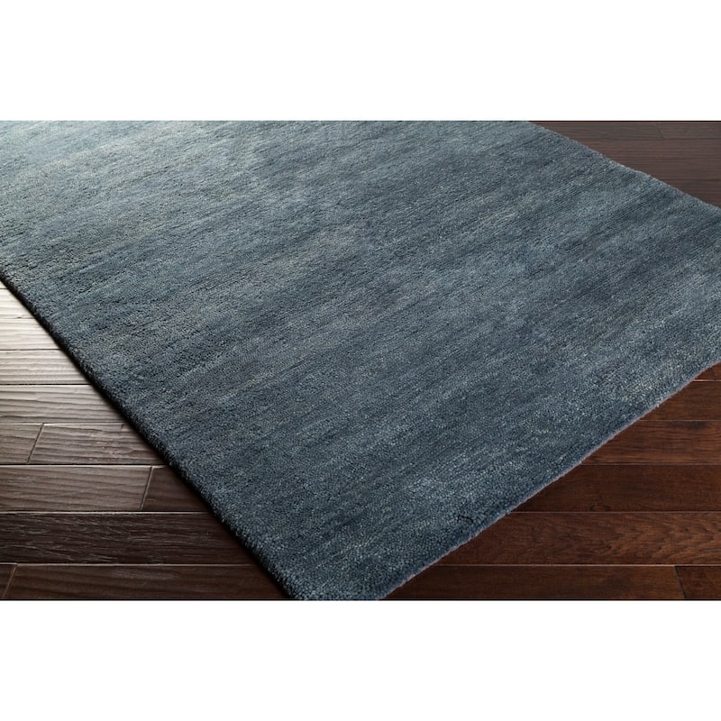 Hand-Woven Tanner Solid Pattern Cotton Area Rug