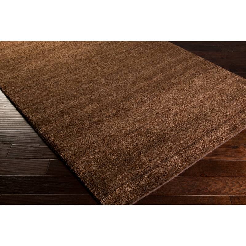 Hand-Woven Tanner Solid Pattern Cotton Area Rug