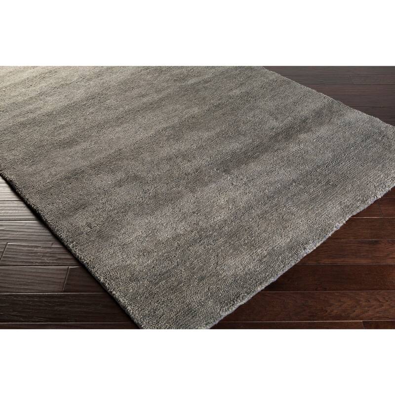 Hand-Woven Tanner Solid Pattern Cotton Area Rug