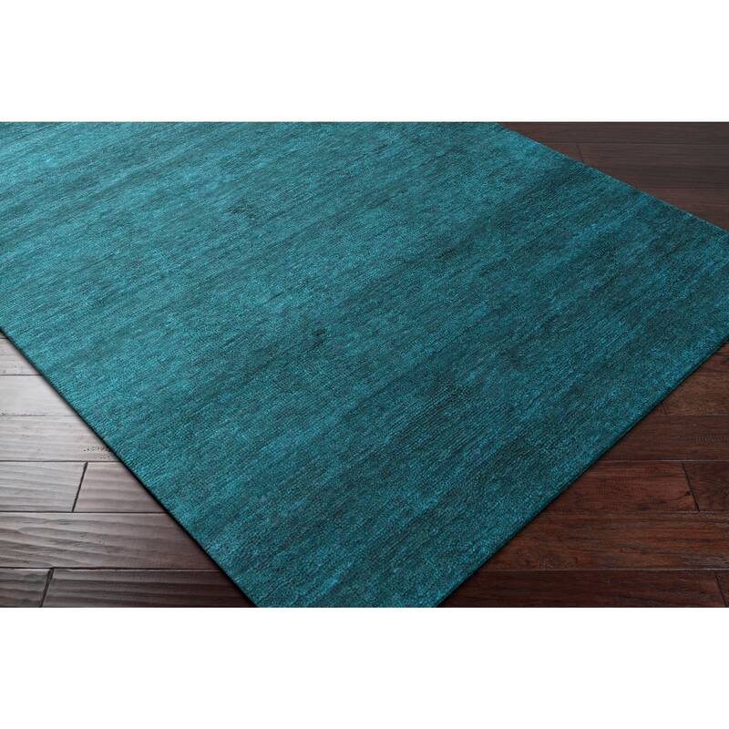 Hand-Woven Tanner Solid Pattern Cotton Area Rug