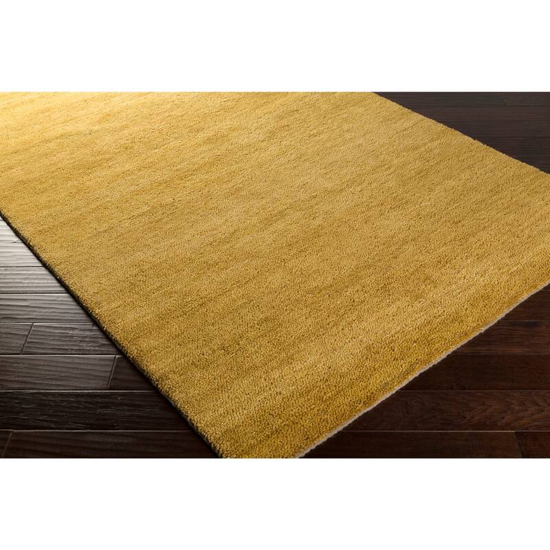 Hand-Woven Tanner Solid Pattern Cotton Area Rug