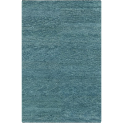 Hand-Woven Tanner Solid Pattern Cotton Area Rug