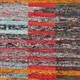 preview thumbnail 5 of 4, Hand-Knotted Demarcus Stripe Pattern Cotton Area Rug - 2' x 3' - 2' x 3'
