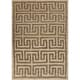 preview thumbnail 4 of 24, Hand-Woven Gilberto Geometric Pattern Jute Area Rug Olive - 2' x 3'