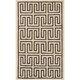 preview thumbnail 2 of 24, Hand-Woven Gilberto Geometric Pattern Jute Area Rug Beige/Brown - 2' x 3'