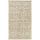 preview thumbnail 1 of 24, Hand-Woven Gilberto Geometric Pattern Jute Area Rug Beige - 2' x 3'