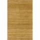 preview thumbnail 5 of 26, Hand-Woven Tanner Solid Pattern Cotton Area Rug Gold - 2' x 3'