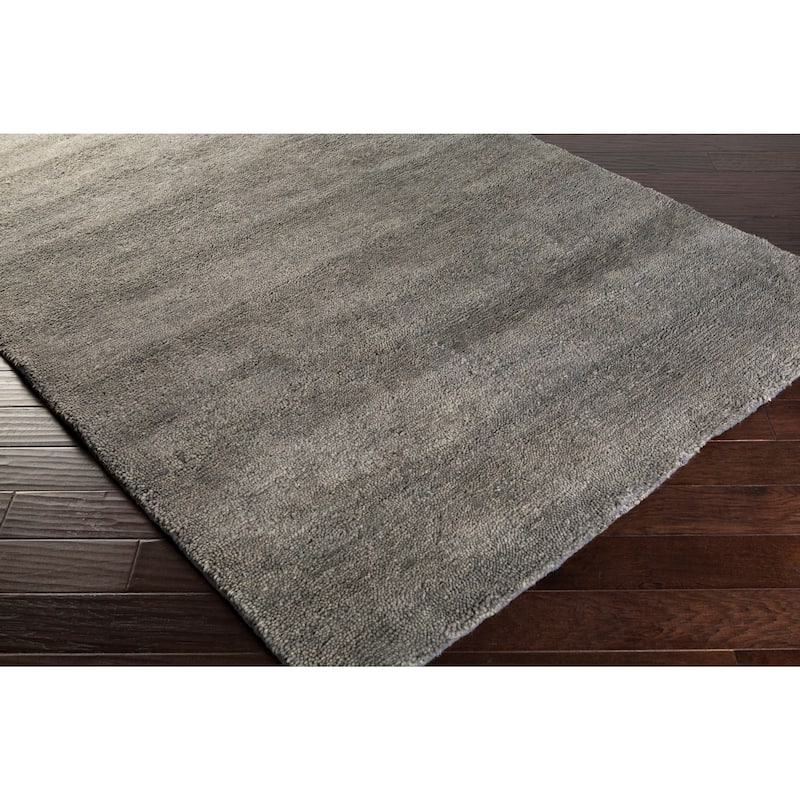 Hand-Woven Tanner Solid Pattern Cotton Area Rug