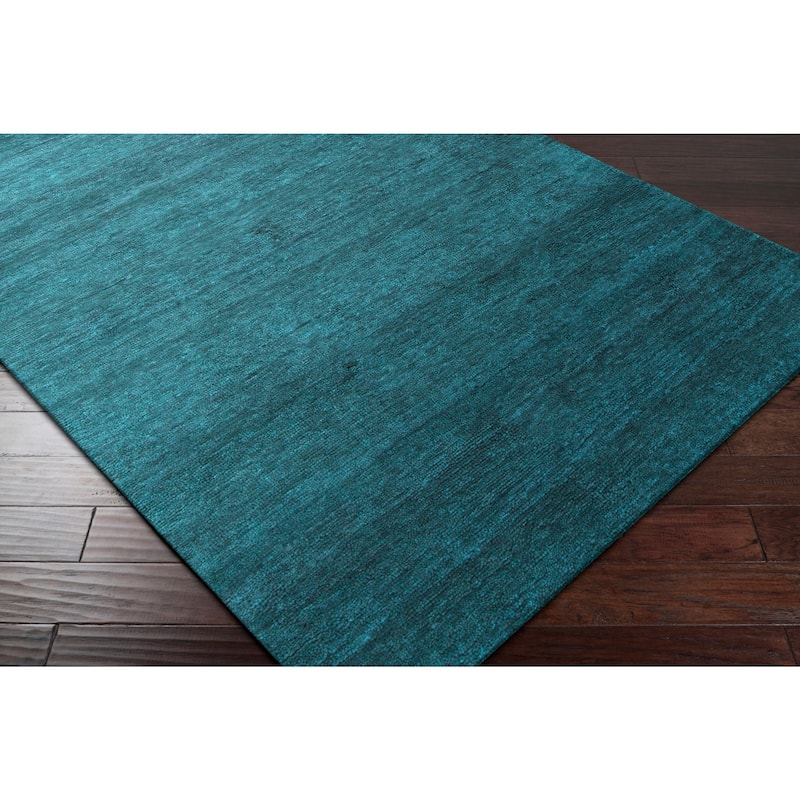 Hand-Woven Tanner Solid Pattern Cotton Area Rug