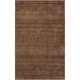 preview thumbnail 8 of 26, Hand-Woven Tanner Solid Pattern Cotton Area Rug Brown - 2' x 3'