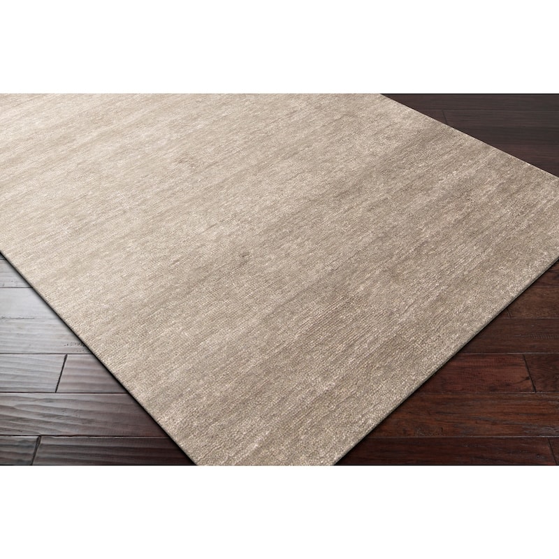 Hand-Woven Tanner Solid Pattern Cotton Area Rug