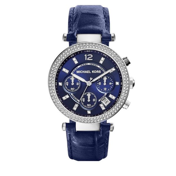 michael kors watch blue strap