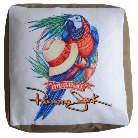 Panama Jack Parrot Pouf Ottoman