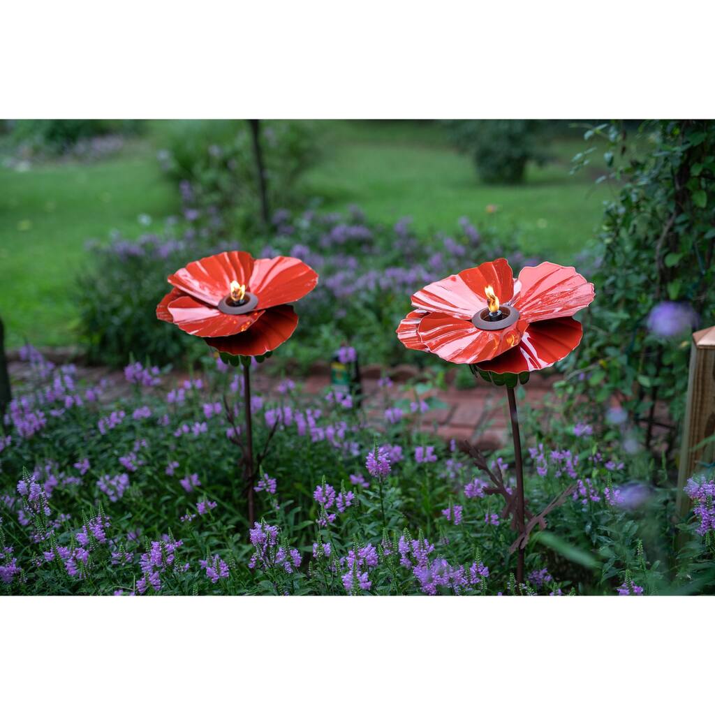 Poppy Garden Torch
