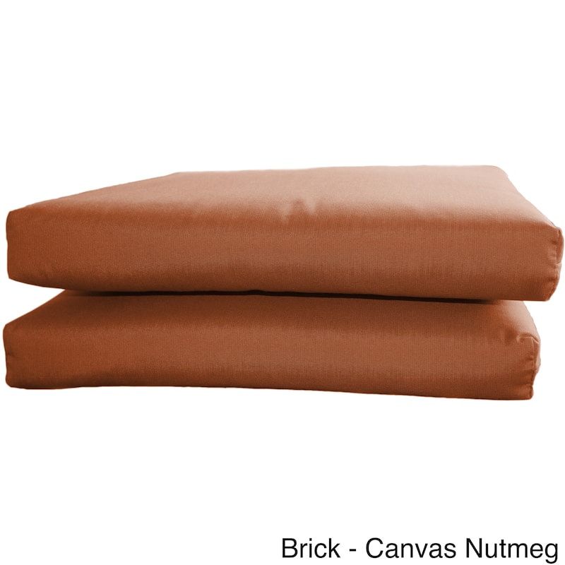 Sunbrella Designer KnifeEdge Seat Cushions (Set of 2)