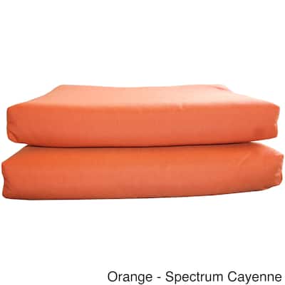 Sunbrella Designer KnifeEdge Seat Cushions (Set of 2)