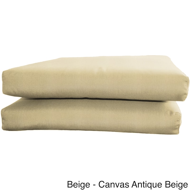 Sunbrella Designer KnifeEdge Seat Cushions (Set of 2)