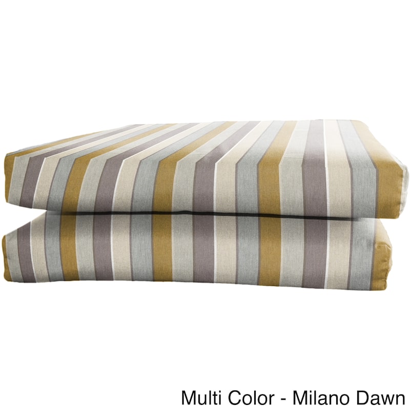 Sunbrella Designer KnifeEdge Seat Cushions (Set of 2)