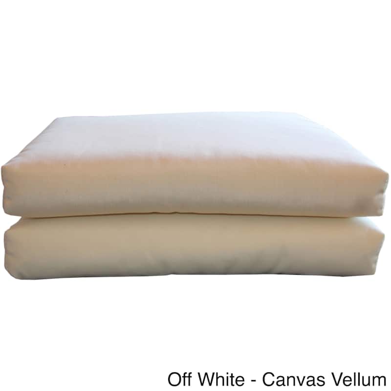 Sunbrella Designer KnifeEdge Seat Cushions (Set of 2)