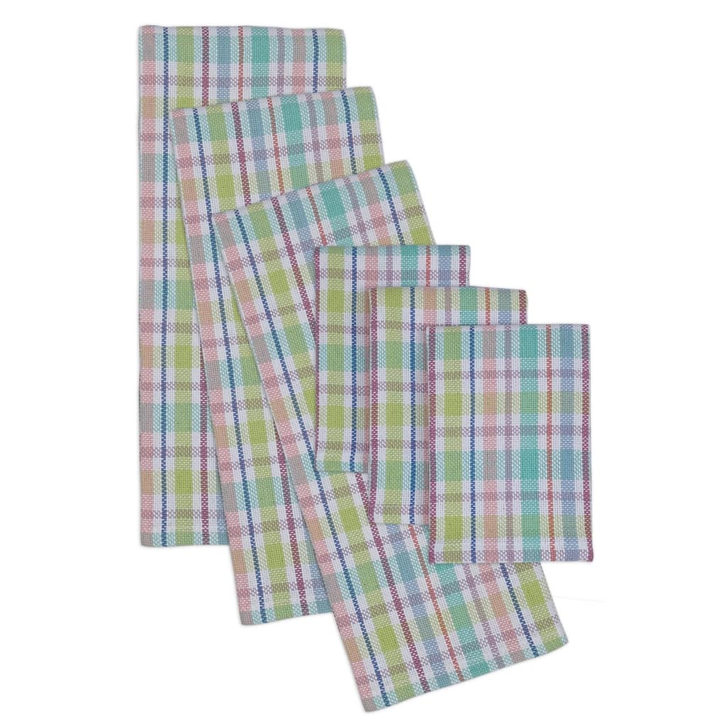 Spring Garden Heavyweight Dishtowel and Dishcloth Set (Set of 6)