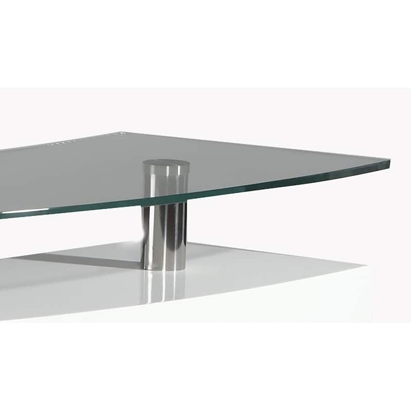 Somette Xandra White Bar - 21.26"W x 47.24"D x 42.01H