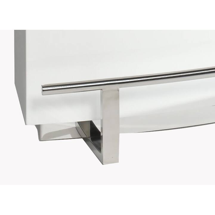 Somette Xandra White Bar - 21.26"W x 47.24"D x 42.01H