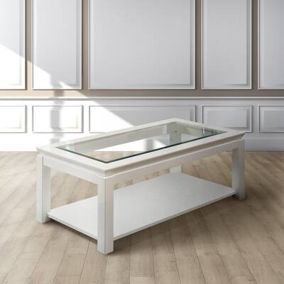 Furniture of America Dia Contemporary Wood 1-shelf Coffee Table