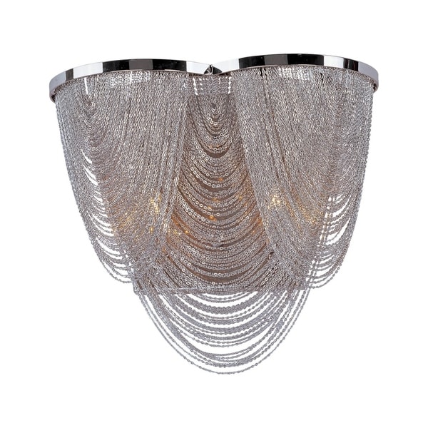Maxim Chantilly Nickel 2-light Wall Sconce