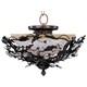 preview thumbnail 1 of 0, Elegante 3-Light Semi-Flush Mount