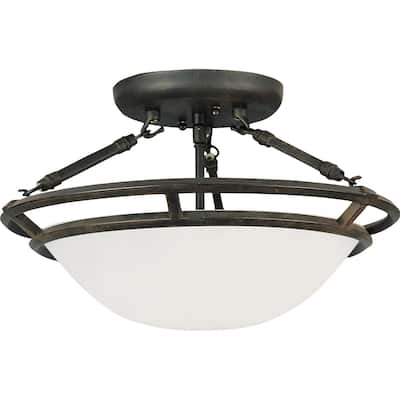 Stratus 3-Light Semi-Flush Mount