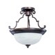 preview thumbnail 1 of 0, Essentials 2-Light Semi-Flush Mount