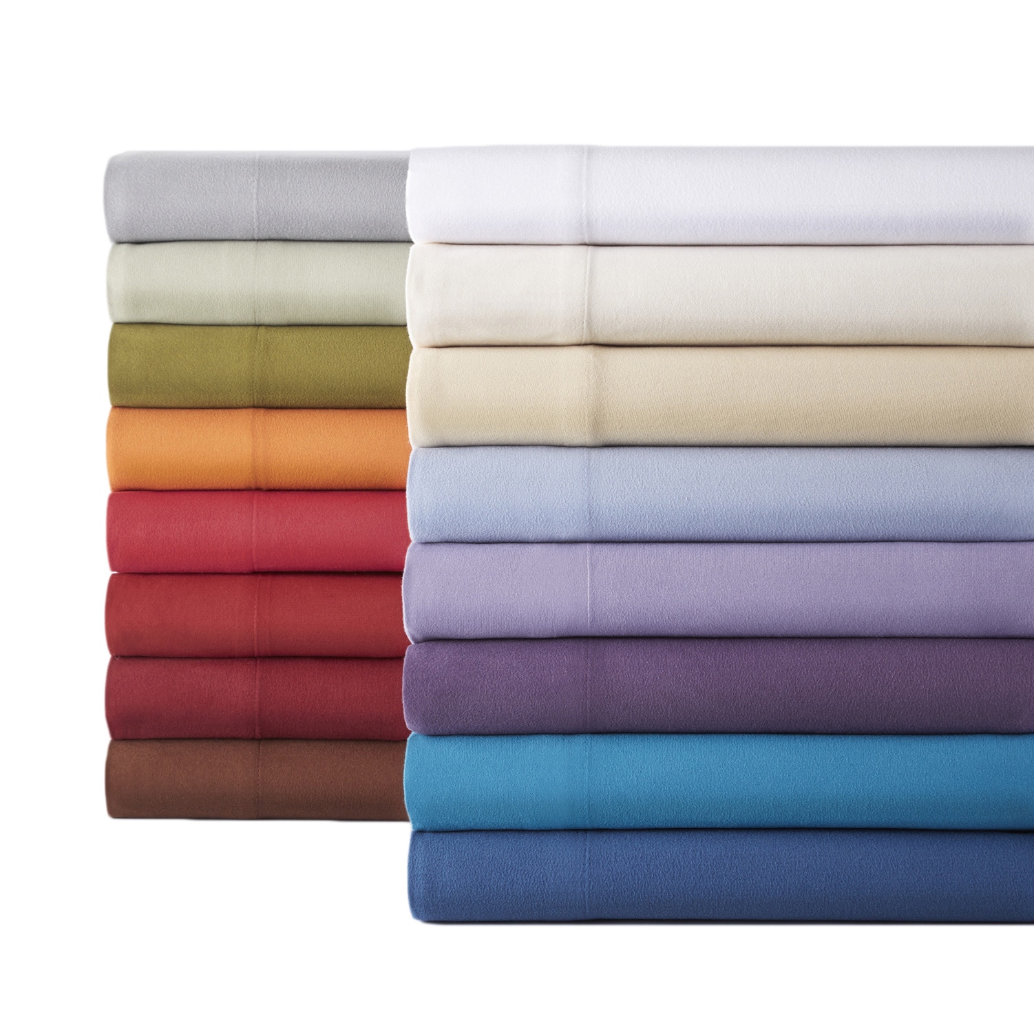 Shop Micro Flannel Solid Sheet Set Free Shipping Today Overstock
