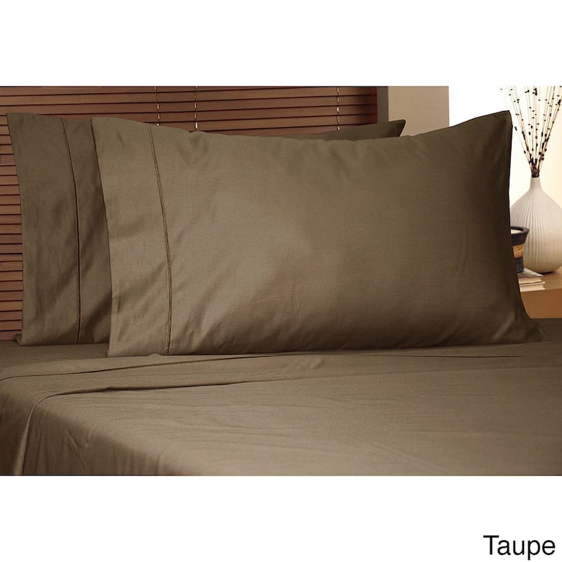 Luxury Egyptian Cotton 800 Thread Count Sateen Weave Ultra Soft Bed Sheet Set - Full - Dark taupe
