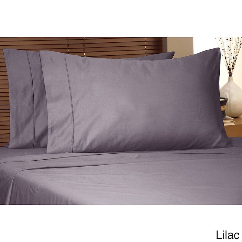 Luxury Egyptian Cotton 800 Thread Count Sateen Weave Ultra Soft Bed Sheet Set - Full - Lilac