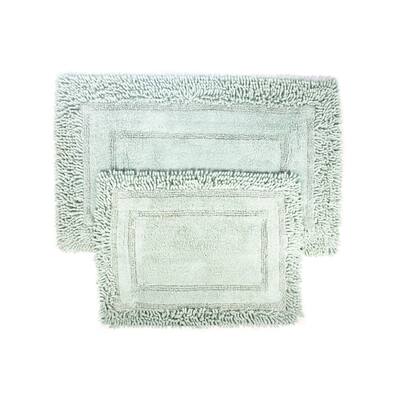 Savory Shaggy Two-piece Bath Mat Set