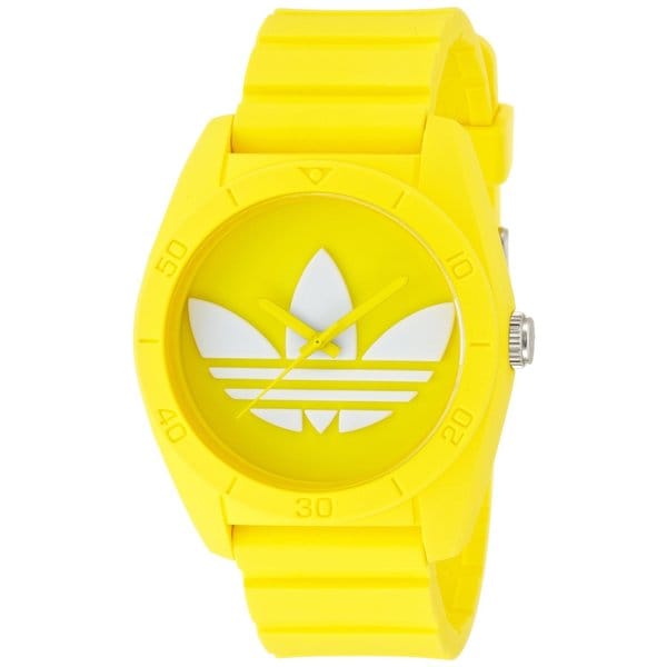 adidas santiago watch black and gold