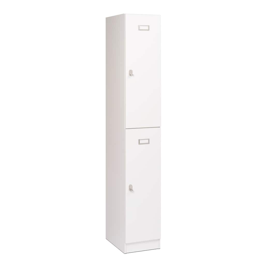 Winslow White Double Tier Locker